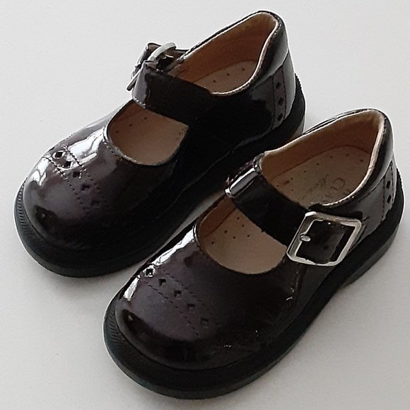 NATURINO Wine Patent Leather Mary Janes size 22 - made in Italy - Picture 1 of 6